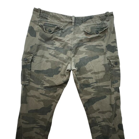 Iron Co. Mens Cargo Pants Camouflage 38/34 Durable Cotton Blend - Picture 9 of 11